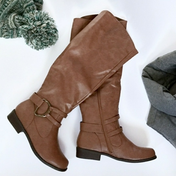 SOLD LOCAL - Chestnut Knee High Boots - Picture 2 of 4
